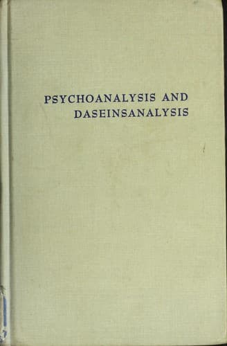 Portada de Psychoanalysis and daseinsanalysis