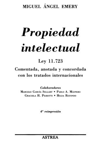 Portada de Propiedad intelectual