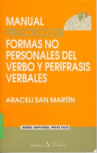 Portada de Manual pra ctico de formas no personales del verbo y peri frasis verbales