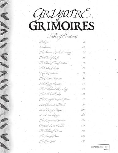 Portada de Grimoire of Grimoires