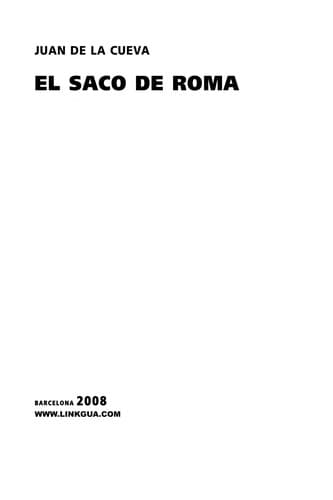Portada de El Saco De Roma/the Bag of Roma