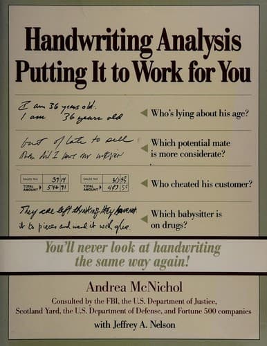 Portada de Handwriting analysis