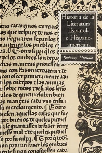 Portada de Historia de la literatura española e hispanoamericana