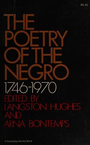 Portada de The poetry of the negro 1746-1970