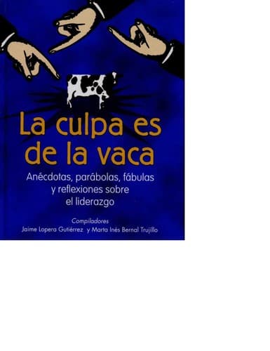 Portada de La culpa es de la vaca