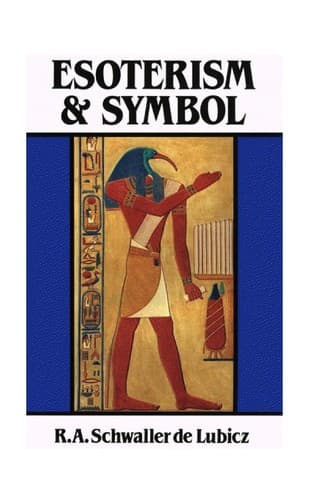 Portada de Esoterism & symbol