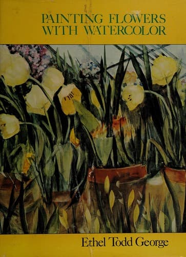 Portada de Painting flowers with watercolor