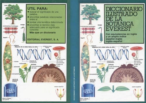 Portada de Diccionario Ilustrado Botanica Everest