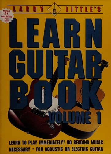 Portada de Larry Little's Learn guitar book.