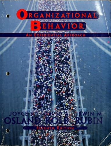 Portada de Organizational behavior
