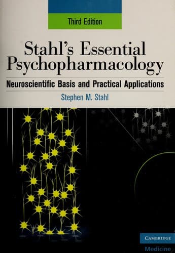 Portada de Stahl's essential psychopharmacology.